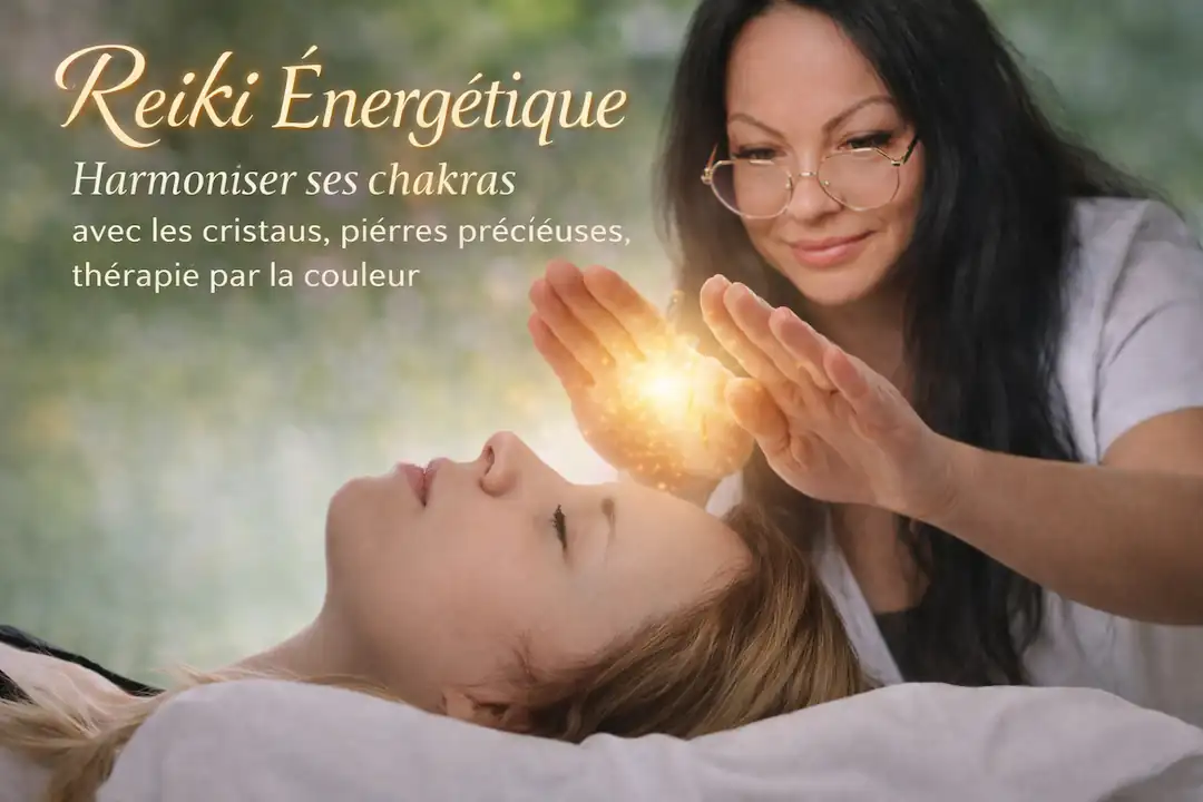Julie Gautier praticienne Reiki énergétique Marignane — soin de rééquilibrage énergétique Glow-Up Gautier Marignane